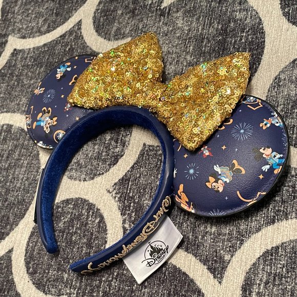 Loungefly Accessories - Disney Loungefly Headband 50th Anniversary  //  Disney Parks Minnie Mickey Ears